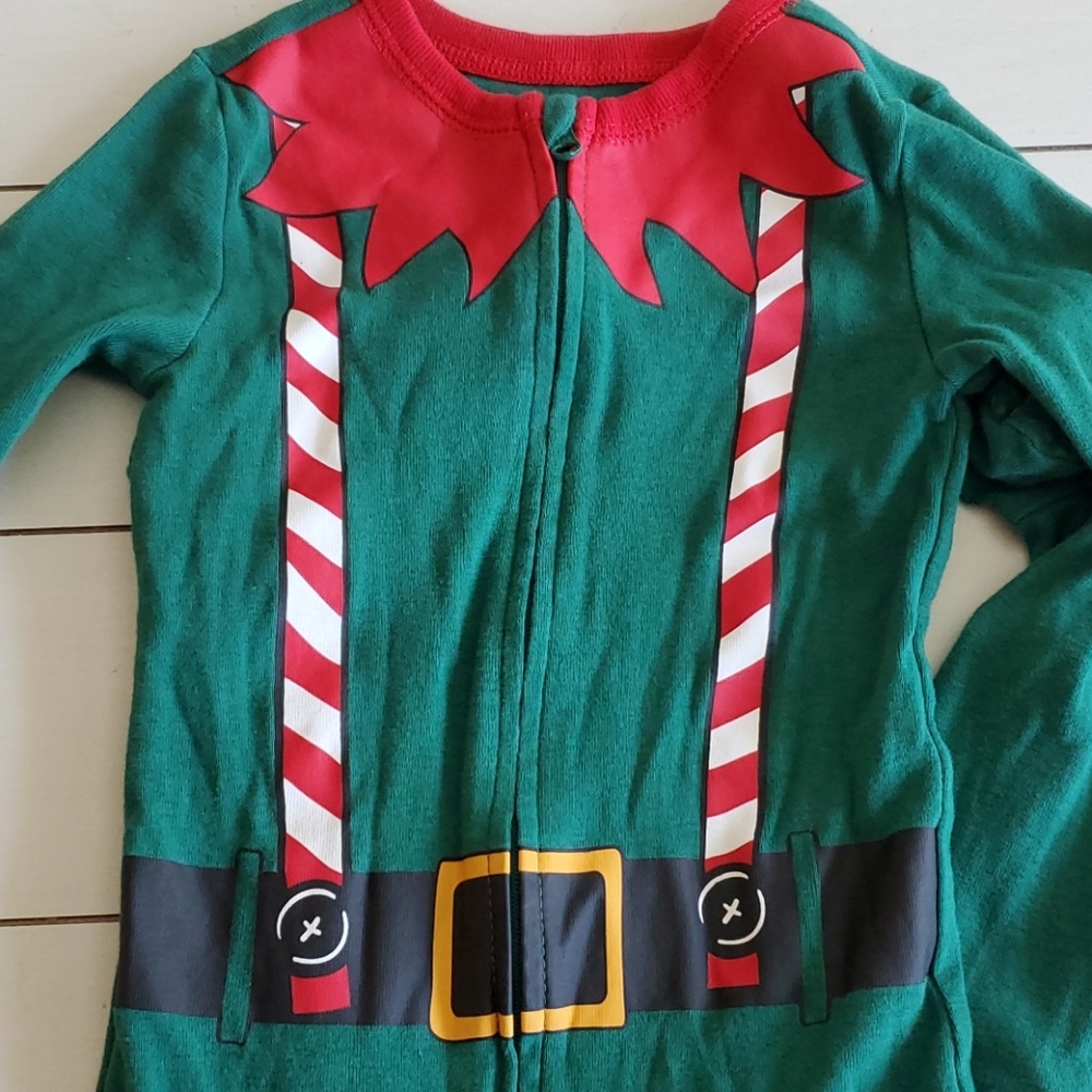 🎅 Old Navy Chriatmas Elf Pajamas 3T 🎄